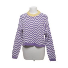 Design by Si, Strickpullover, Größe: XS, Lila/Weiß/Gelb, Chevron #q2R