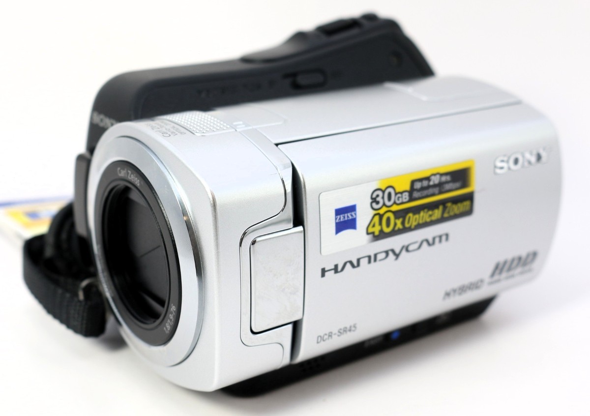 Sony Handycam DCR-SR45 30GB HDD Camcorder – 40x Zoom – NightShot