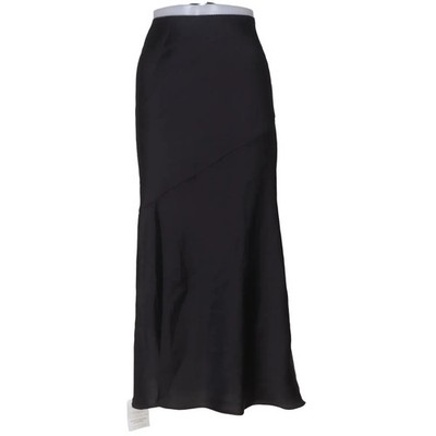 Boohoo, Maxirock, Größe: 42, Schwarz, Polyester, Einfarbig, Satin, Damen #fPN