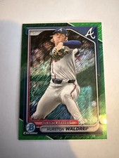 Hurston Waldrep 2024 Bowman Chrome Shimmer Refractor BCDP-190 79/99