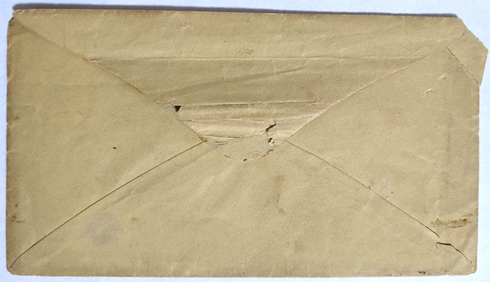 Incoming from US Squadron: Brazil Station/NYC--Newark, NJ/Drop Letter/1-C./1860! - Image 2 of 3