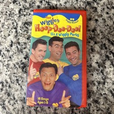The Wiggles Hoop Dee Doo It's a Wiggly Party VHS 2001 Video Tape Original Songs