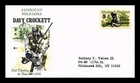 Dr Jim Stamps Davy Crockett American Folklore First Day Cover Craft Cachets
