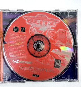 NFL Blitz 2000 (Sega Dreamcast, 1999) Game Case Manual Registration - Tested