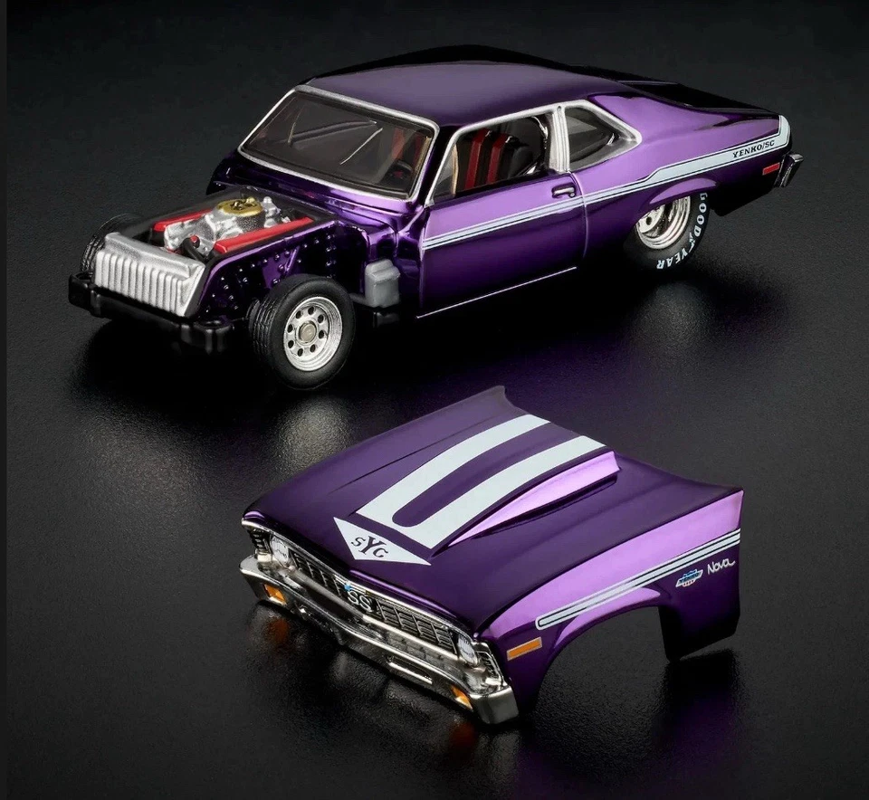 NEW HOT WHEELS RLC EXCLUSIVE 1972 CHEVY NOVA SS (PRESALE) - Image 3 of 4