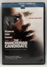 The Manchurian Candidate DVD Full Screen Denzel Washington Meryl Streep 2004