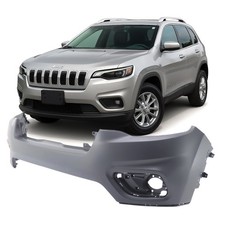 2019-2023 Jeep Cherokee Primed Front Bumper Cover Ch1014133 191275755037 2019-2023 Jeep Cherokee Primed Front Bumper Cover Ch1014133 191275755037