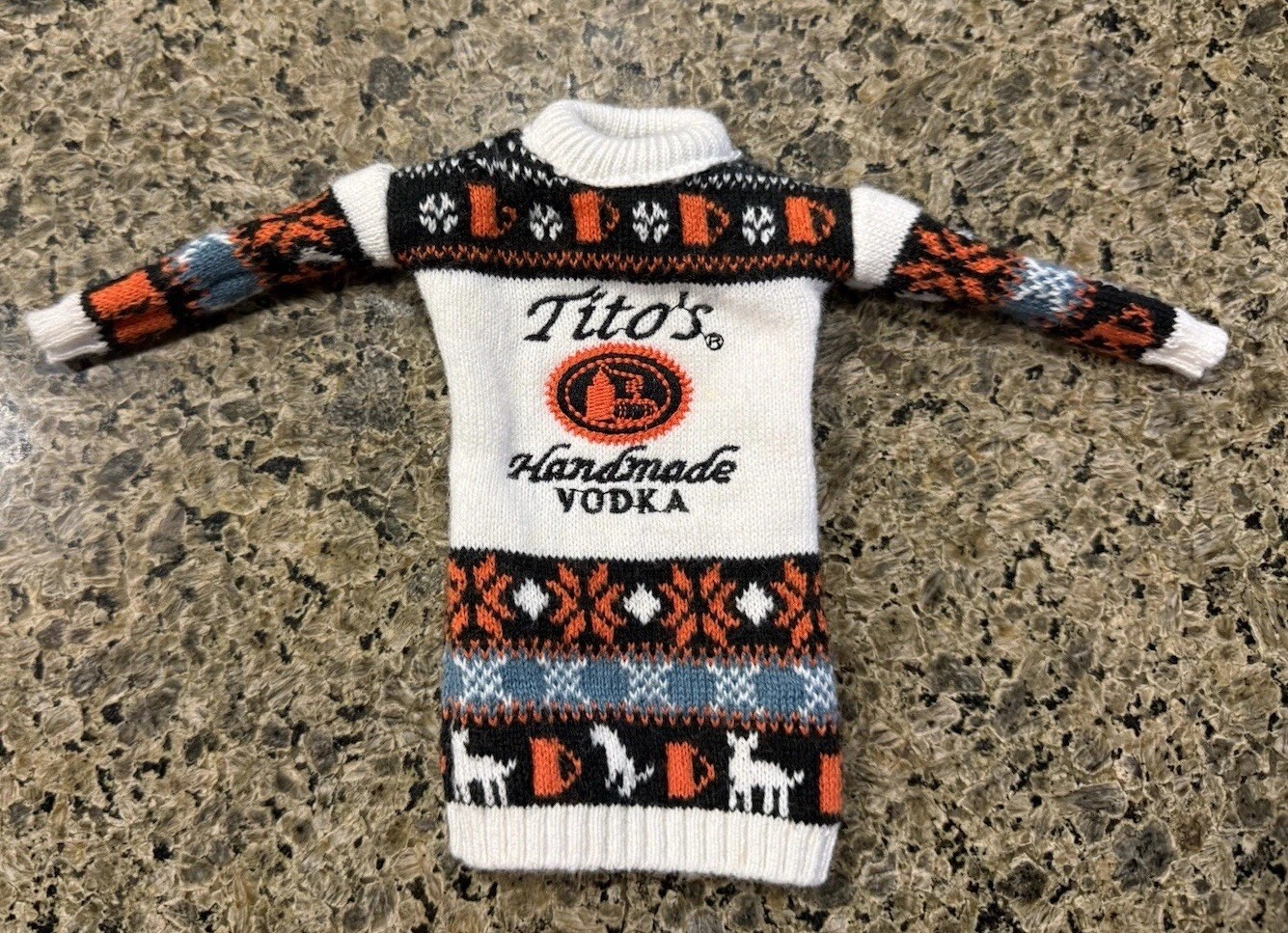 Tito&rsquo;s Handmade Vodka Bottle Sweater Koozie 6.5" X 3.5" 75