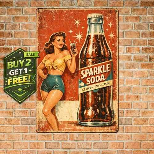 Nuka Cola Retro Fallout Plaque Vintage Metal Tin Sign 8x12 Wall Art