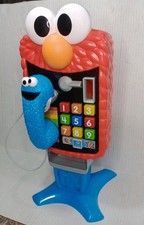 Sesame Street Elmo Sing Learn Playphone Karaoke Phonebooth, VG Clean