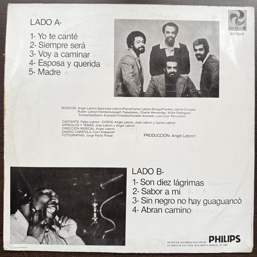 LEBRON BROTHERS - CRIOLLO 🎵ESPOSA Y QUERIDA 🎵SIN NEGRO NO HAY GUAGUANCO EX - Imagen 2 de 4