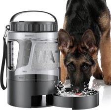 Dog Water Bottle Travel Bowl - 95oz Large Portable Dog Water Bowls Dispenser ...