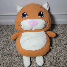 Zhu Zhu Pets Mr. Squiggles Jumbo Plush Pillow Hamster 20" Huge 2010 Rare HTF