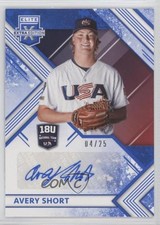 2018 Panini Elite Extra Edition Blue 4/25 Avery Short #18U-AS Auto 0c2