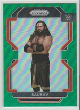 2022 Panini Prizm WWE Green Saurav #103