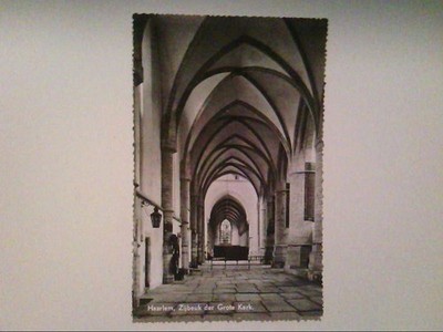 Haarlem. Niederlande. Zijbeuk der Grote Kerk. AK.