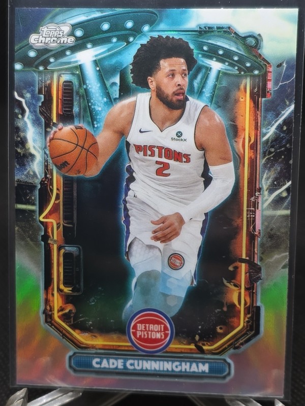 2025-26 Topps Cosmic Chrome CADE CUNNINGHAM Extraterrestrial REFRACTOR #ET-10