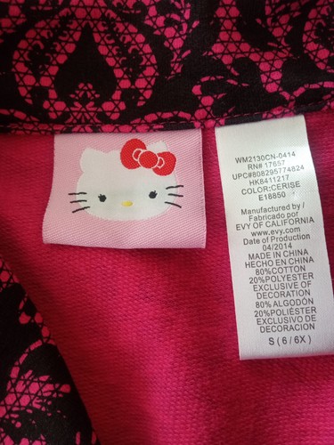 Hello Kitty Girl's Blazer Jacket Sz S (6/6X) EUC - Picture 6 of 6