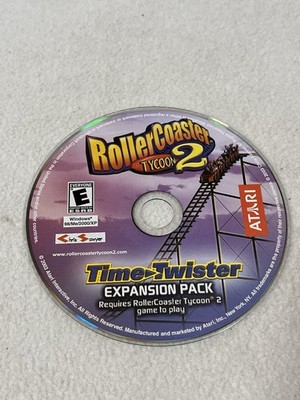 RollerCoaster Tycoon 2: Time Twister Expansion Pack (PC, 2003) Disc Only