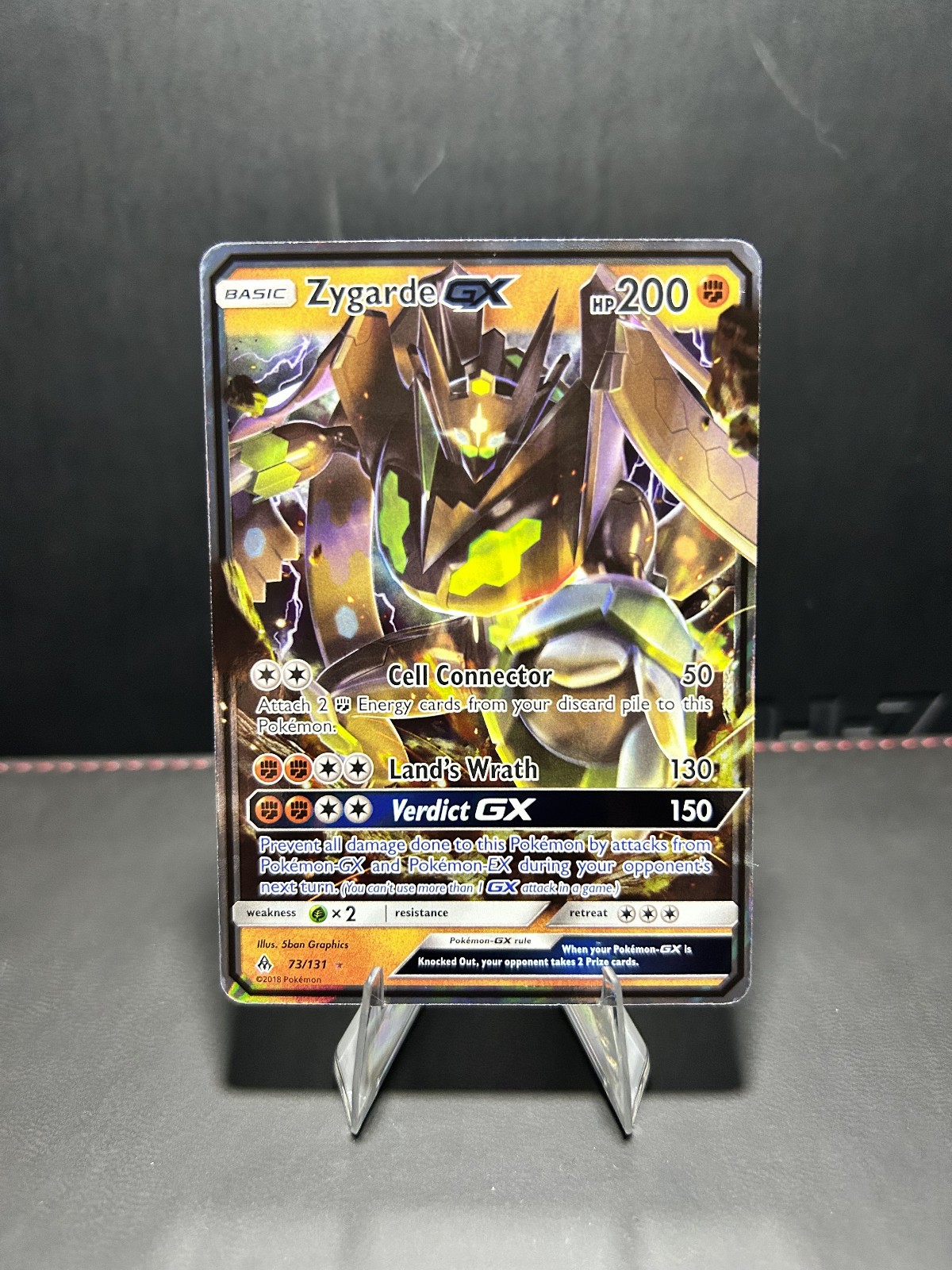 Zygarde GX 73/131 Full Art | SM Series-Forbidden Light | NEAR MINT