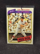 1980 Topps Carl Yastrzemski #720Marks on penny sleeve not card for inv
