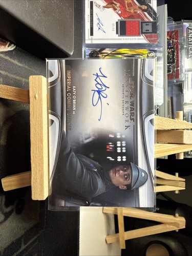 2021 Topps Star Wars Masterwork Rainbow #/50 Auto-Katy O'Brian / Imperial Comms