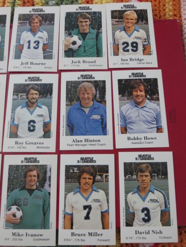 1980 Seattle Times Fire Dept Team Issue Seattle Sounders Partial Team Set 19/20 - Picture 11 of 11