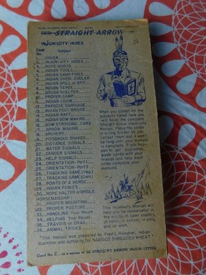 1949 Straight Arrow Manual for Ingenuity Shredded Wheat Advertising Booklet 1