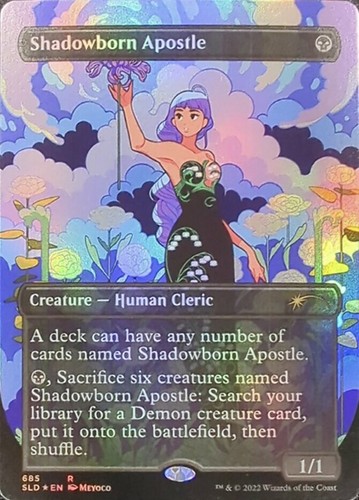 [1x] Shadowborn Apostle (685) - Foil - Borderless Near Mint, English Secret Lair
