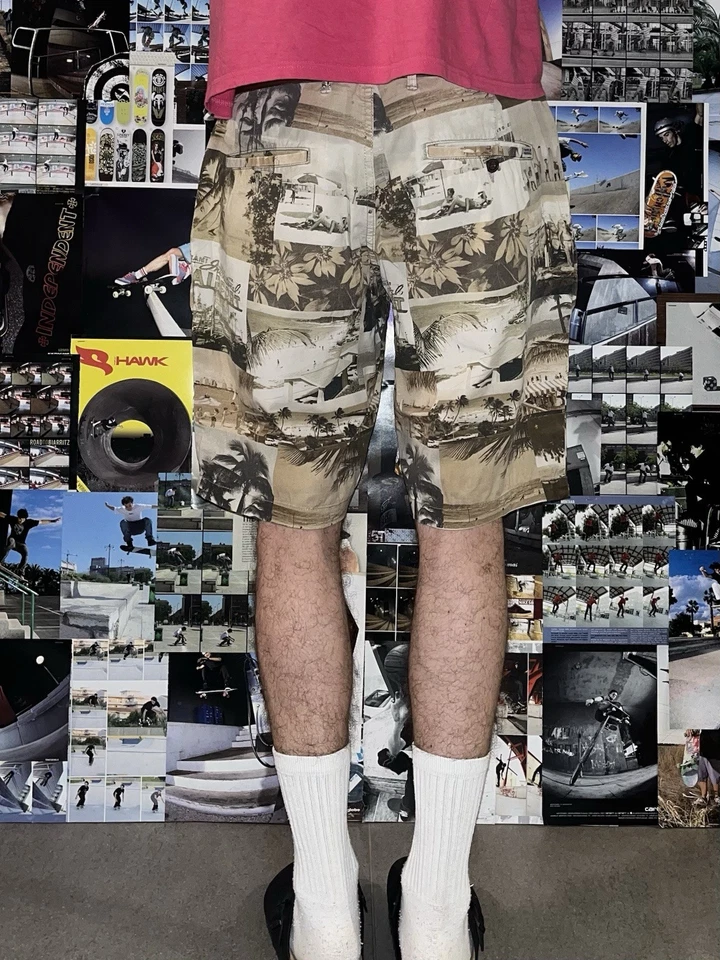 Shorts FRANKLIN & MARSHALL W33 EUR44 Leo Skinny Straight Fit Grunge Vintage - Imagen 2 de 4