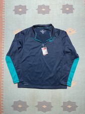 NEW Nike Therma fit 1/4 zip long sleeve jacket pullover sweatshirt blue large