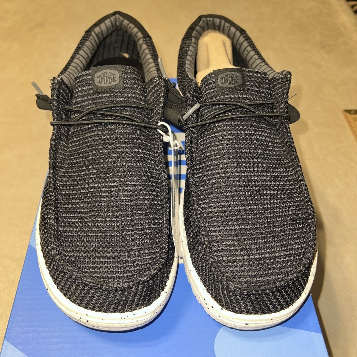 SIZE 11. Hey Dude Wally Sox stretch slip on shoes. HEYDUDE Wally Stretch Slip-On - Kids main image 3