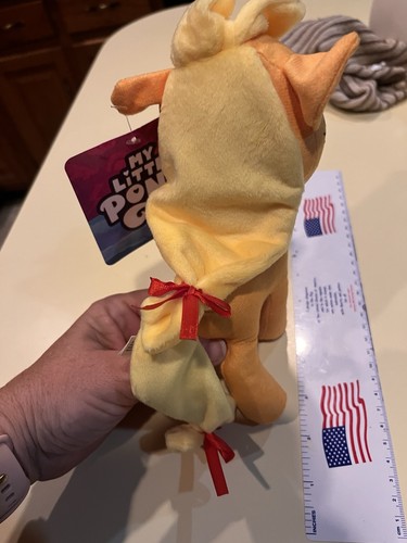 My Little Pony Hasbro Apple Jack Orange Yellow Plush Stuffed Animal Toy - Picture 8 of 10