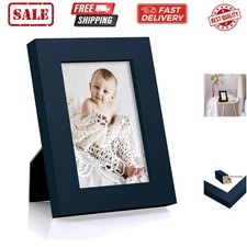 3.5x5 inch Picture Frame Made of Solid Wood High Definition Glass for Table T...