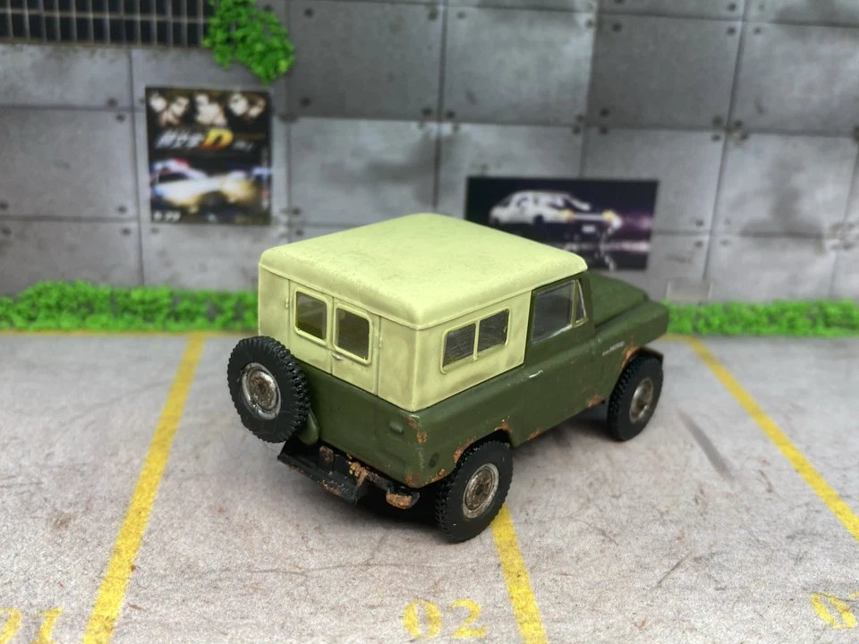 Camión Nissan Patrol 1980 4x4 oxidado desgastado personalizado 1/64 diecast granero encontrar Foto 4 de 4