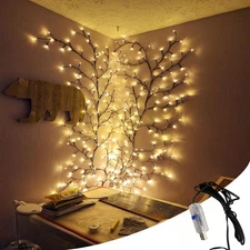 Enchanted Willow Vine Lights for Wall: 5.9FT Led Twinkling Tree Branch Light for