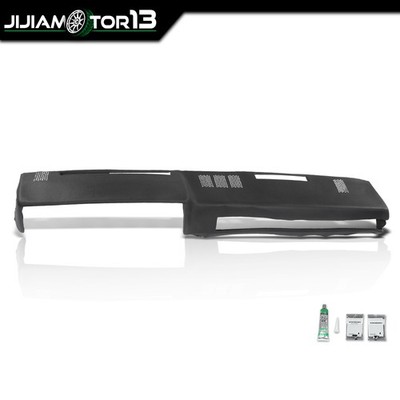 TPE Black Dashboard Cover Fits 81-91 GMC Chevrolet Trucks SUV Pickup Dash Cap