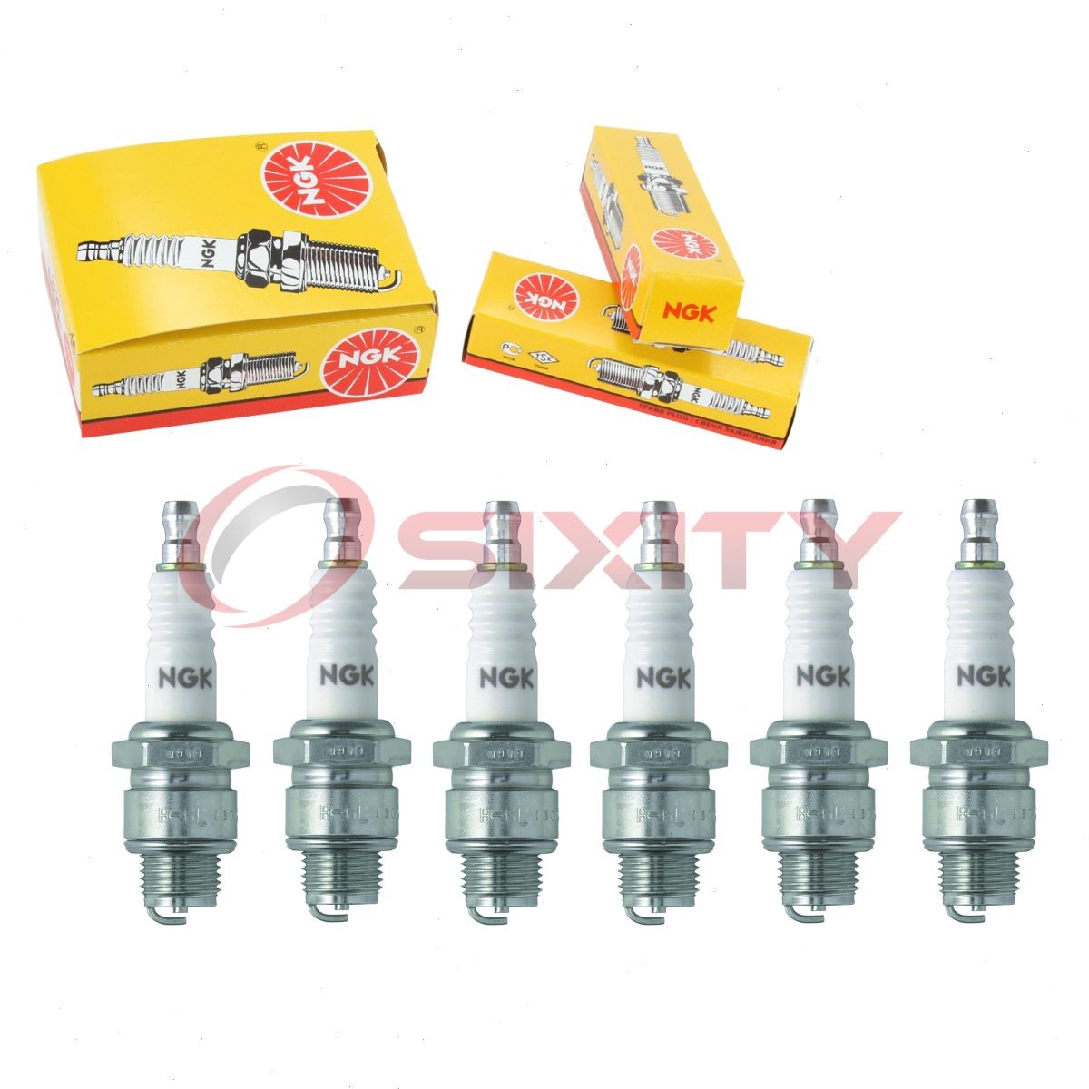 6 pcs NGK Standard Spark Plugs for 1961-1964 American Motors Classic 3.2L L6 ex