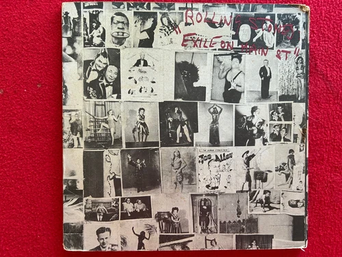 ROLLING STONES  "EXILE ON MAIN ST"  LPX2  1972  1ST PRESS   COC 2-2900  VG+  USA