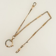 RARE Pocket Watch Chain Gold pl for Men's fusee duplex repeater tourbillon RAR