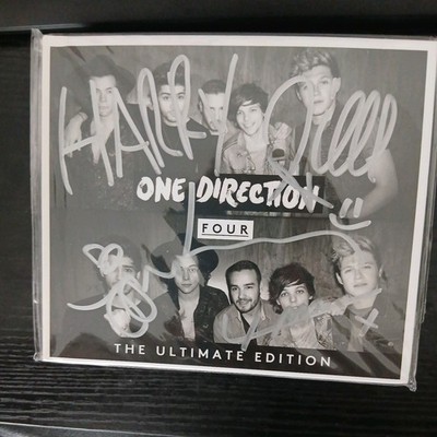 One Direction Four Ultimate Edition HAND SIGNED AUTOGRAPHED CD Album OT5 Sealed