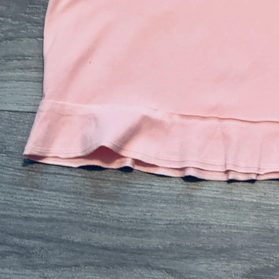 Falda De Colección Fresh Produce Mujer XL Rosa Mezcla de Algodón Rodilla Elastizada Pulón Volantes Foto 3 de 4