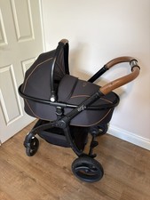 Egg Carrycot and Stroller Chassis Black Espresso