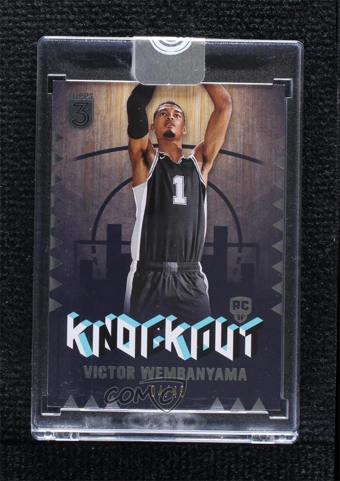 2023-24 Topps Three Knockout 4/49 Victor Wembanyama #KO-11 Rookie RC