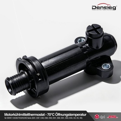 Densieg Thermostat mit Gehäuse 11717787870 für BMW X3 X5 X6 E81 E87 E46 E90 E64