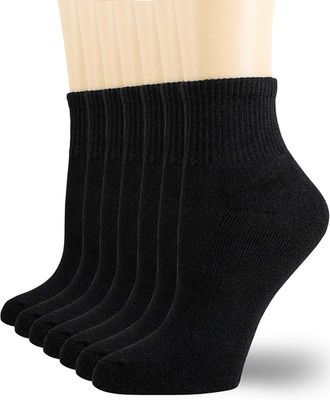 Nevend 6 Pairs Women'S Mini Crew/Ankle Cotton Athletic Socks with Thick Cushione