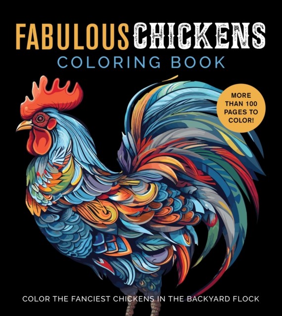 Fabulous Chickens Coloring Book by Editors of Chartwell Books (Paperback Book) - Image 3