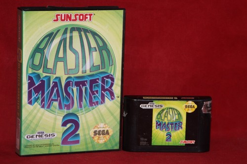 Blaster Master 2 (Sega Genesis, 1993) authentische Spielpatrone + Etui