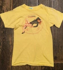 The Cars band Candy - O Retro style Yellow Basic Style T shirt Unisex NH20076