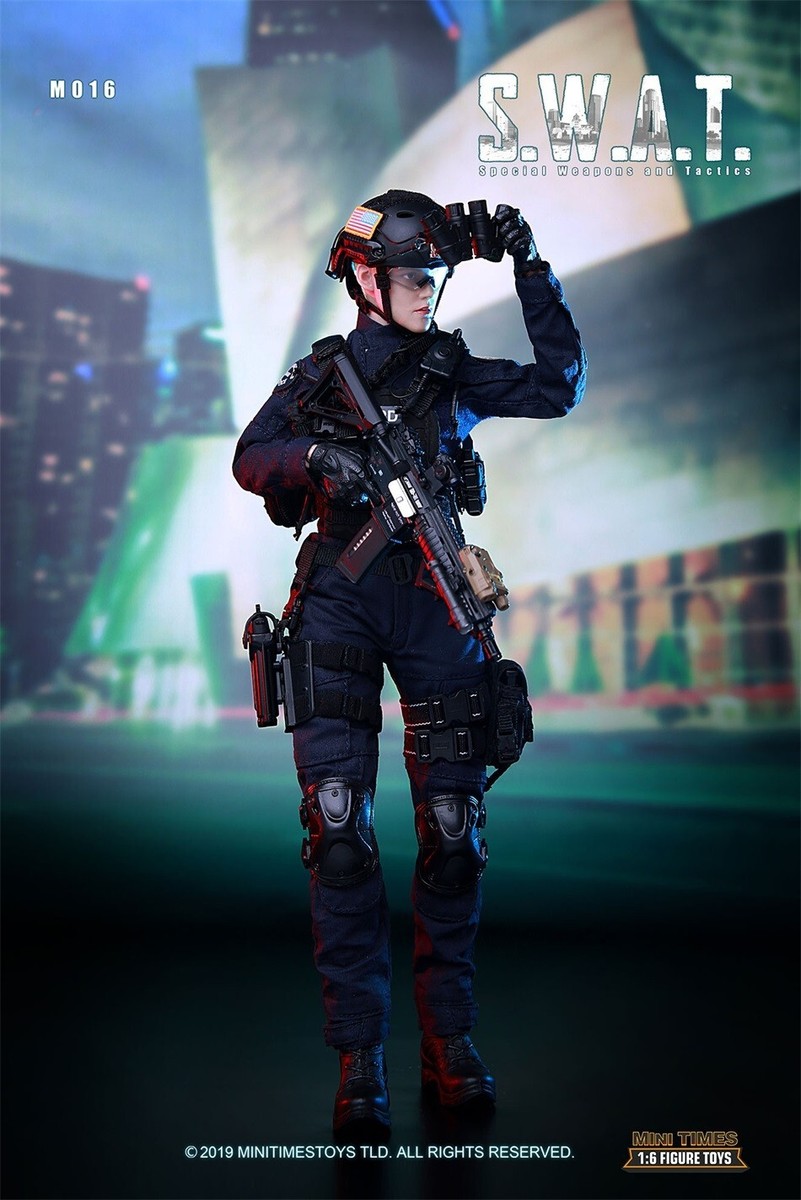 Mini times Toys US Female Police Officer SWAT 1/6 M016 Action